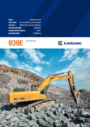 Raupenbagger Liugong 939E 