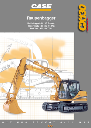 Raupenbagger Case CX 130