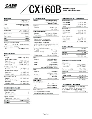 Raupenbagger Case CX 240 B LC