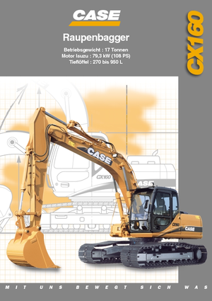 Raupenbagger Case CX 160