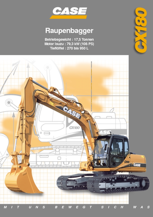 Raupenbagger Case CX 180