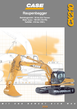 Raupenbagger Case CX 210