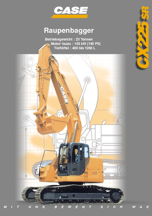 Raupenbagger Case CX 225 SR