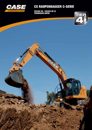 Raupenbagger Case CX235CSR 