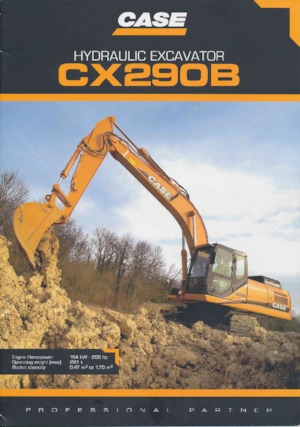 Raupenbagger Case CX 290 B NLC