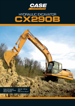 Raupenbagger Case CX 290 B NLC
