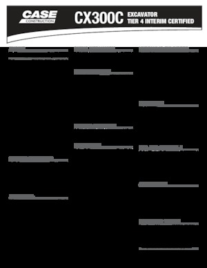 Raupenbagger Case CX 300 C