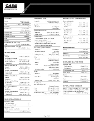 Raupenbagger Case CX 330