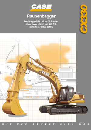 Raupenbagger Case CX 330