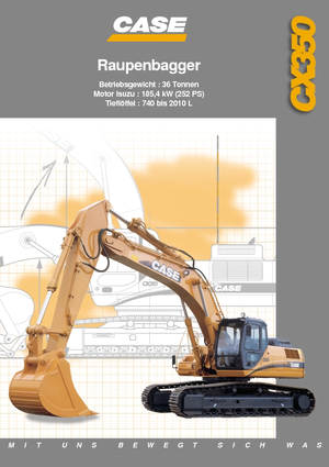 Raupenbagger Case CX 350