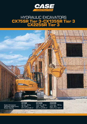 Raupenbagger Case CX 225 SR