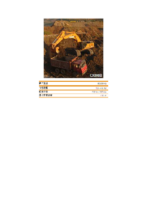 Raupenbagger Case CX 800 B