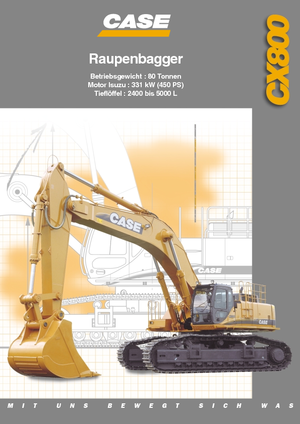 Raupenbagger Case CX 800
