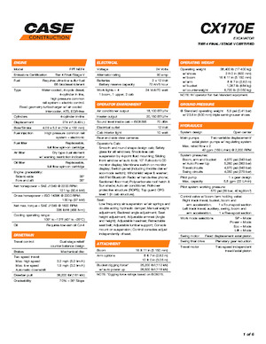 Raupenbagger Case CX170E