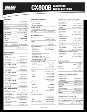 Raupenbagger Case CX800B