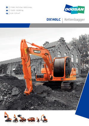 Raupenbagger Doosan DX 140 LC