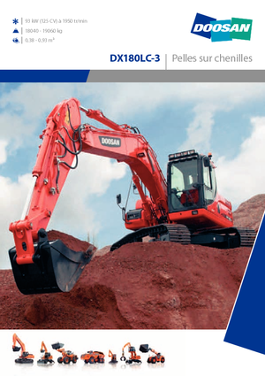 Raupenbagger Doosan DX180LC-3