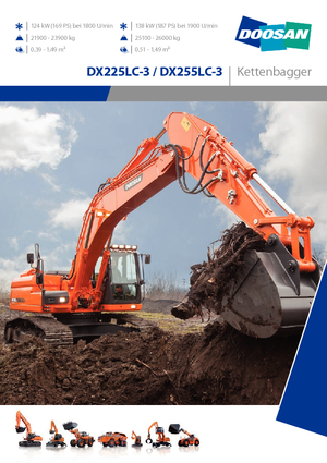 Raupenbagger Doosan DX255NLC-3