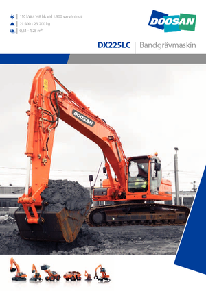 Raupenbagger Doosan DX 225 LC