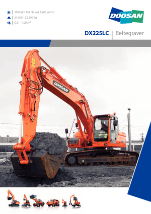Raupenbagger Doosan DX 225 LC