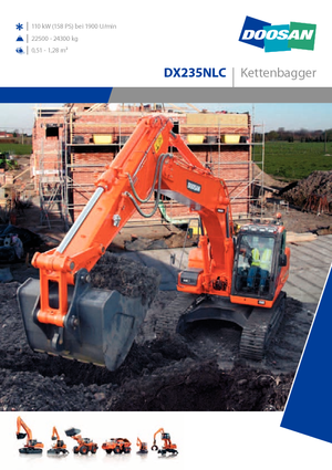 Raupenbagger Doosan DX235NLC