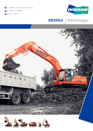 Raupenbagger Doosan DX 255 N LC
