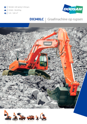 Raupenbagger Doosan DX 340 LC