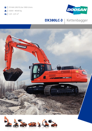 Raupenbagger Doosan DX380LC-3
