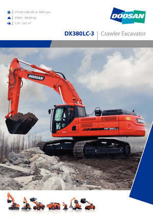 Raupenbagger Doosan DX380NLC-3