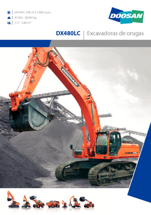 Raupenbagger Doosan DX 480 LC