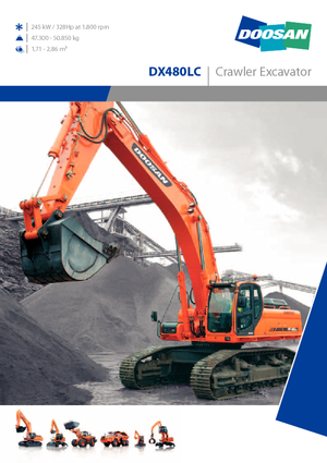 Raupenbagger Doosan DX 480 LC