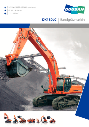 Raupenbagger Doosan DX 480 LC