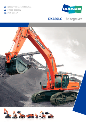 Raupenbagger Doosan DX 480 LC