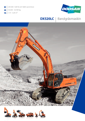 Raupenbagger Doosan DX 520 LC