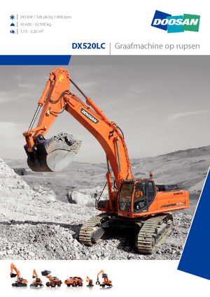 Raupenbagger Doosan DX 520 LC