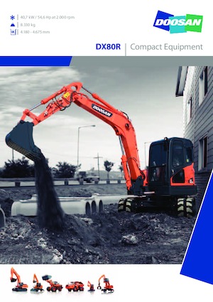Raupenbagger Doosan DX 80 R 3
