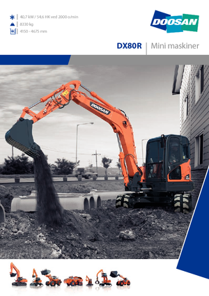 Raupenbagger Doosan DX 80 R