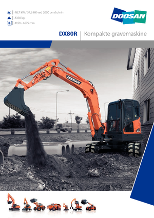 Raupenbagger Doosan DX 80 R