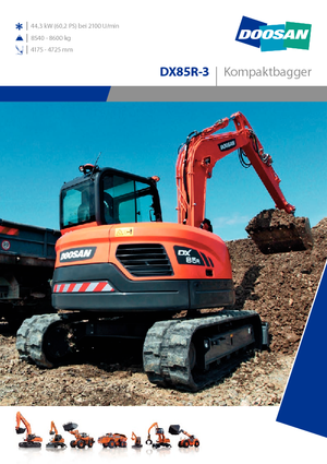 Raupenbagger Doosan DX 85 R 3
