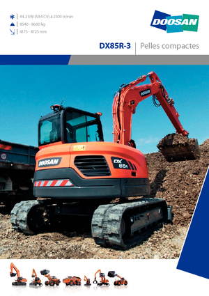 Raupenbagger Doosan DX 85 R 3