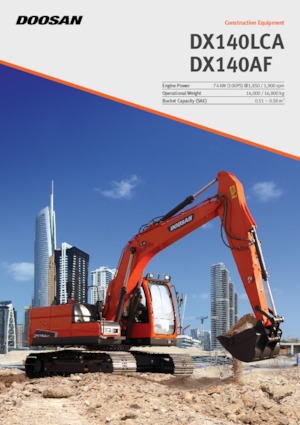 Raupenbagger Doosan DX140LCA