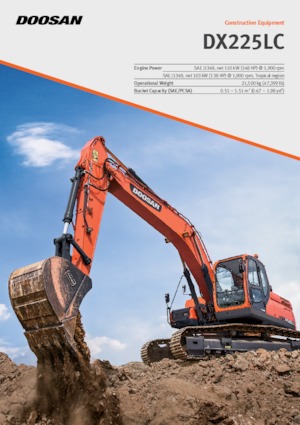 Raupenbagger Doosan DX225LC