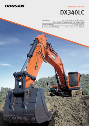 Raupenbagger Doosan DX340LC