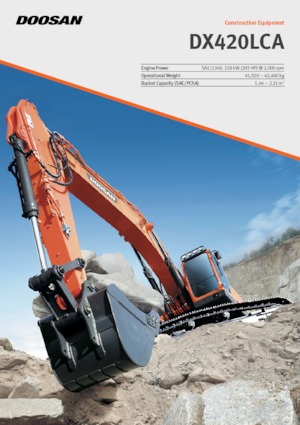 Raupenbagger Doosan DX420LCA