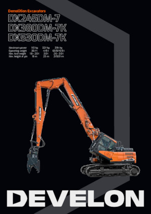 Raupenbagger Develon DX530DM-7