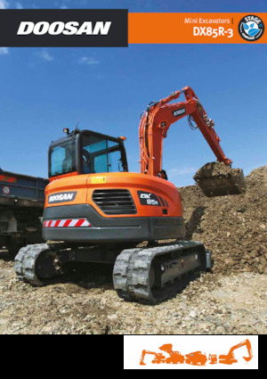 Raupenbagger Doosan DX85R-3