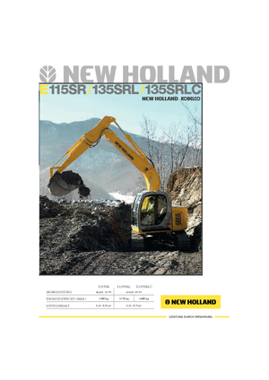 Raupenbagger New Holland E 115 SR