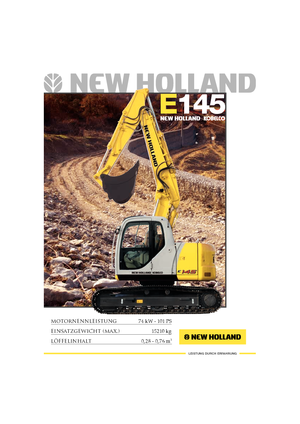 Raupenbagger New Holland E 145
