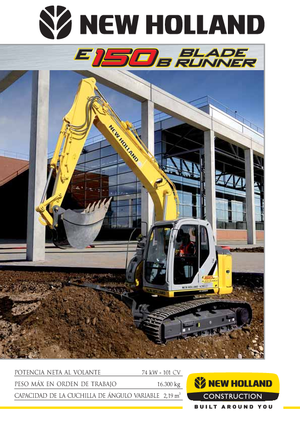 Raupenbagger New Holland E 150 B Blade Runner