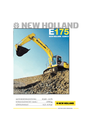Raupenbagger New Holland E 175